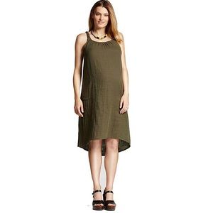 Liz Lange Braided Knot Midi Dress with Racerback.